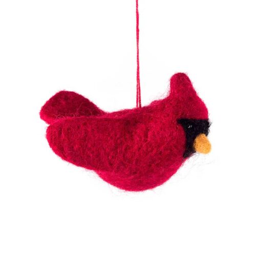 Felted Wool Cardinal